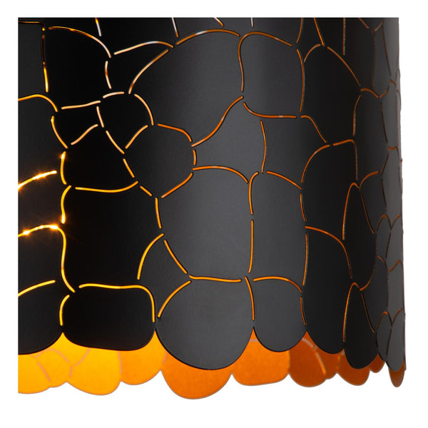 Lucide ALMELO hanglamp Ø 40 cm, E27, zwart
