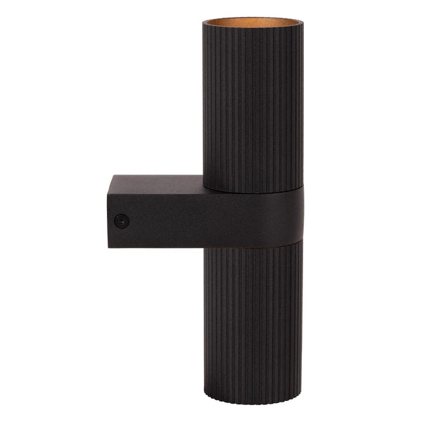 Lucide CLUBS wandspot 2 × GU10, zwart