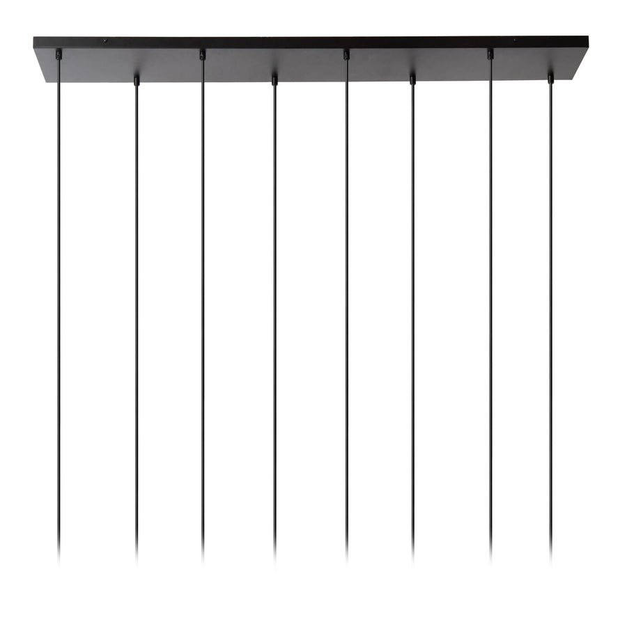 Lucide CHAYANNE hanglamp 8 × E14, zwart