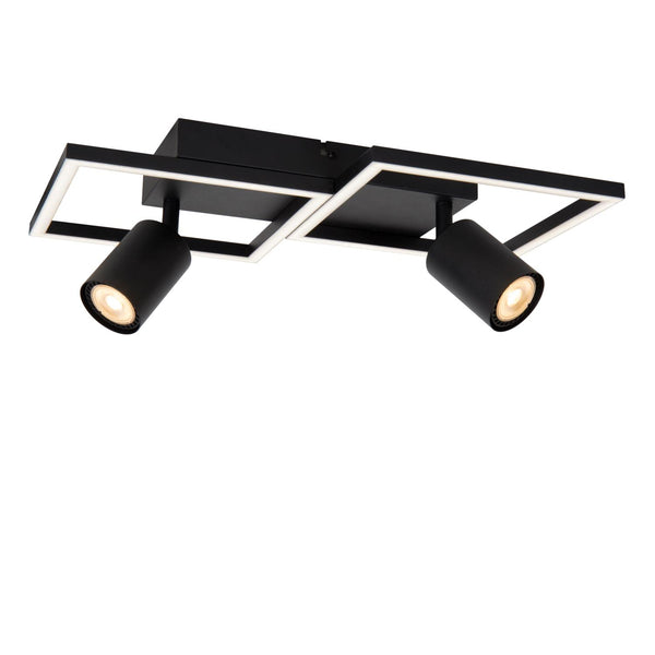 Lucide ARIANNE LED-plafondlamp 2 × GU10, zwart