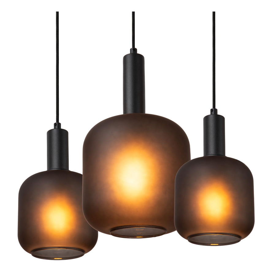 Lucide ELOISE hanglamp 7 × E27, zwart