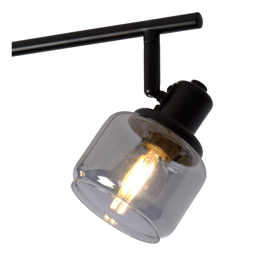 Lucide BJORN plafondspot 4 × E14, zwart
