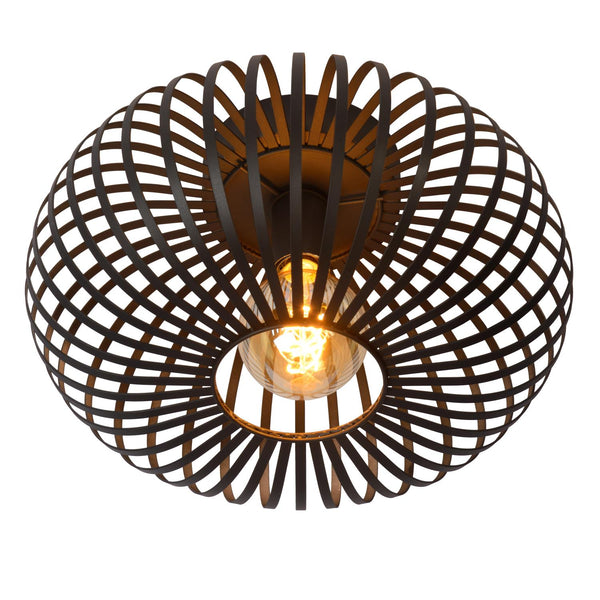 Lucide MANUELA plafondlamp Ø 39,5 cm, E27, zwart