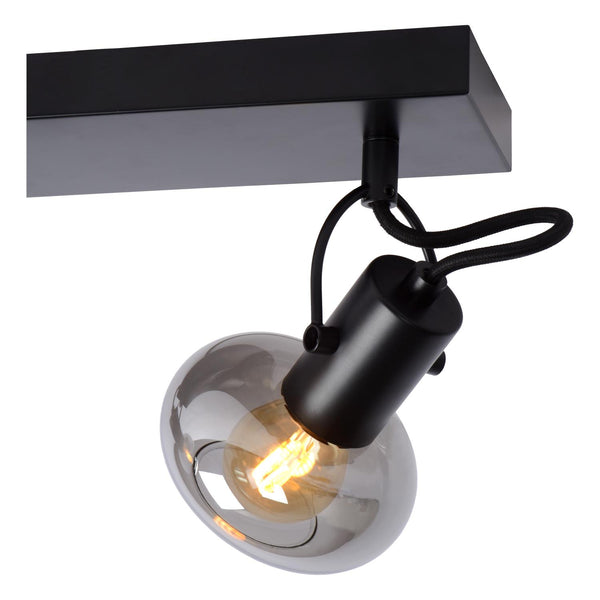 Lucide MADEE plafondspot 3 × E14, zwart