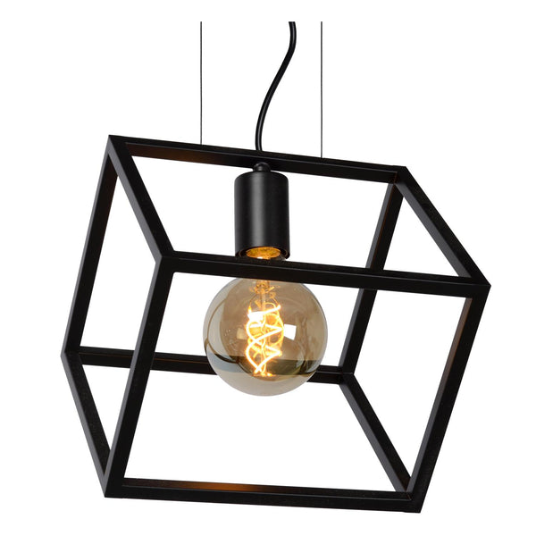 Lucide FABIAN hanglamp E27, zwart
