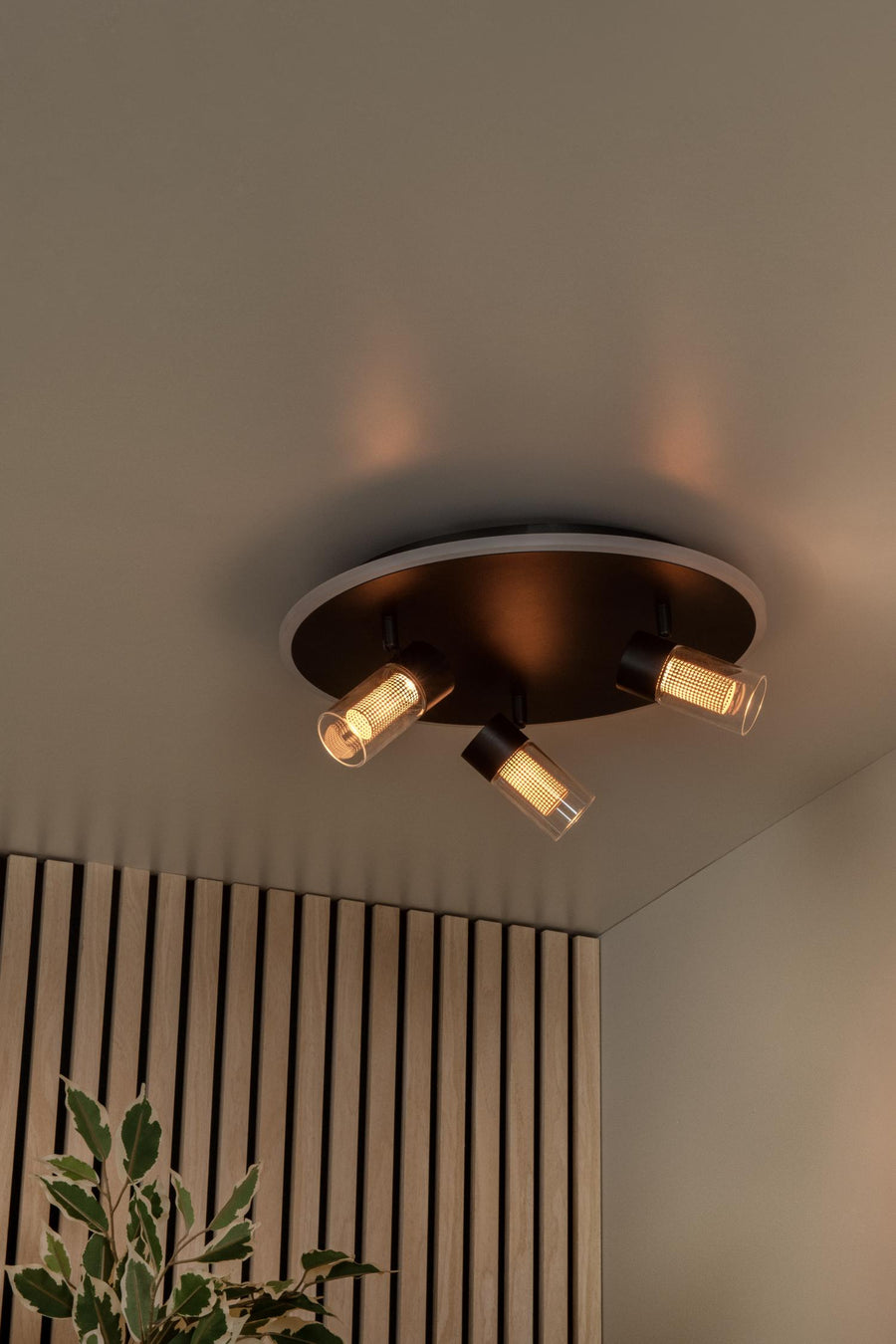 Lucide EVERINA dimbare LED-plafondlamp Ø 40 cm, 2200–6500 K, zwart