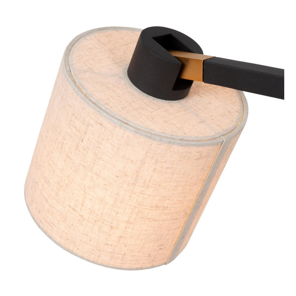Lucide LESLEY vloerlamp E27, zwart