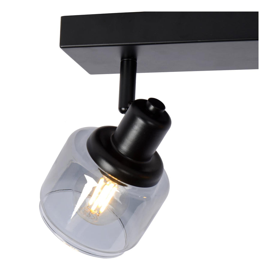 Lucide BJORN plafondspot 2 × E14, zwart
