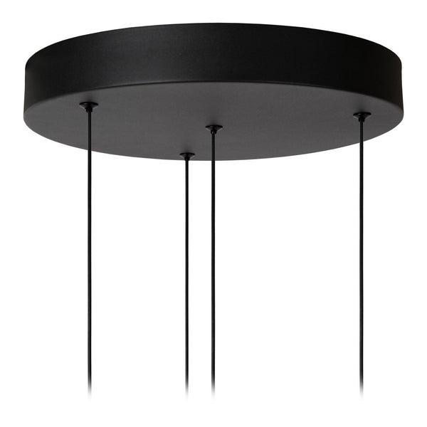 Lucide TAMINO dimbare LED-hanglamp Ø 36 cm, 4 × 5,2 W, zwart