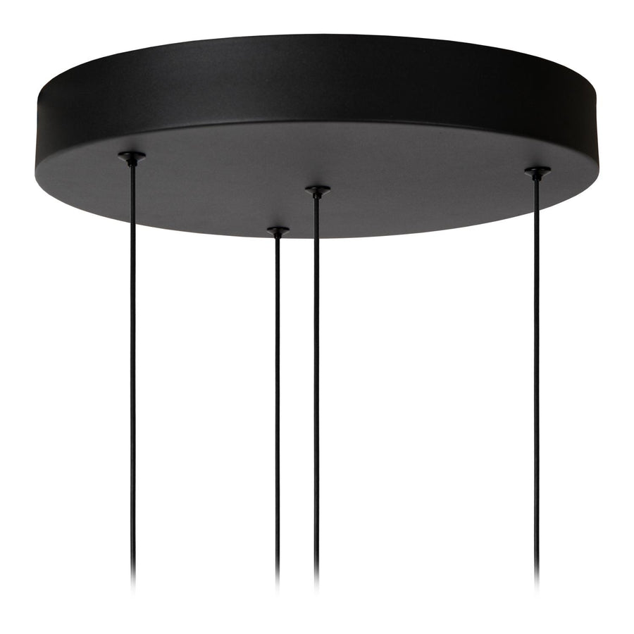 Lucide TAMINO dimbare LED-hanglamp Ø 36 cm, 4 × 5,2 W, zwart