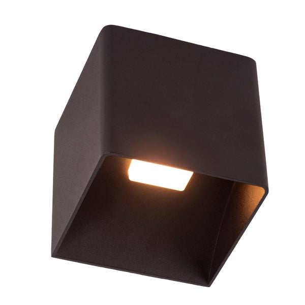 Lucide VERTIGO oplaadbare LED-wandlamp voor binnen en buiten met dimfunctie en bewegingssensor 6 W, IP54, zwart