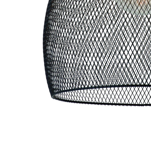 Lucide MESH hanglamp Ø 28 cm, E27, zwart
