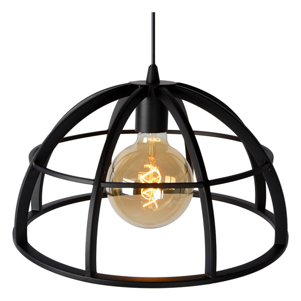 Lucide DIKRA hanglamp Ø 40 cm, E27, zwart