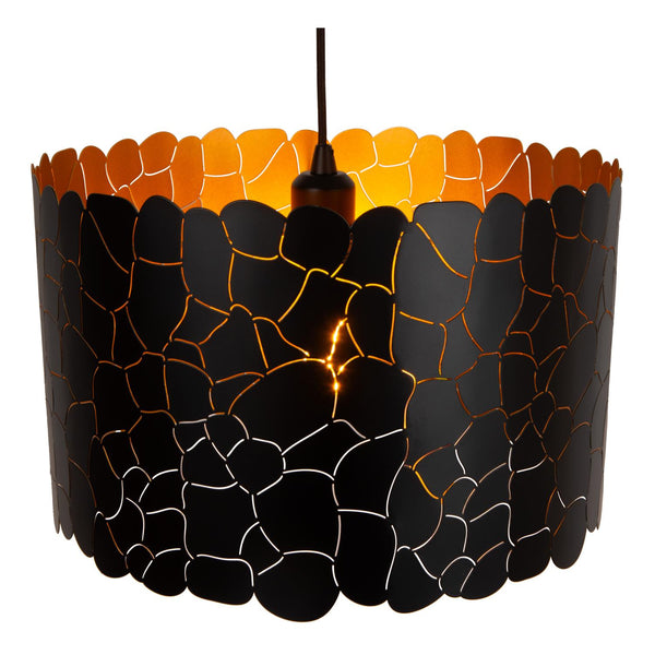 Lucide ALMELO hanglamp Ø 40 cm, E27, zwart