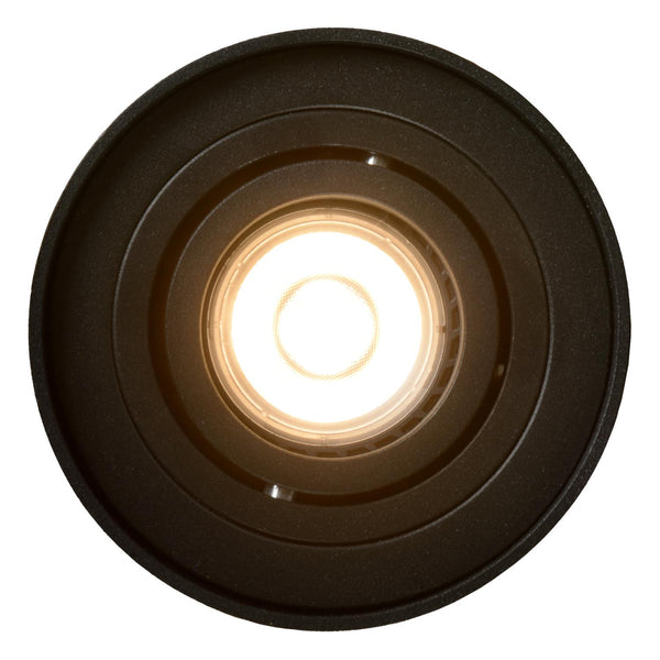Lucide TUBE plafondspot Ø 9,6 cm, GU10, zwart