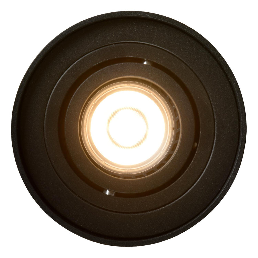 Lucide TUBE plafondspot Ø 9,6 cm, GU10, zwart