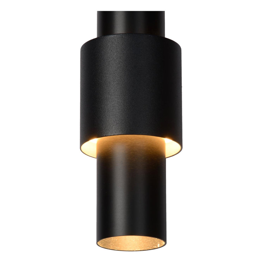 Lucide MARGARY dimbare LED-hanglamp Ø 28 cm, 3 × 4 W, zwart