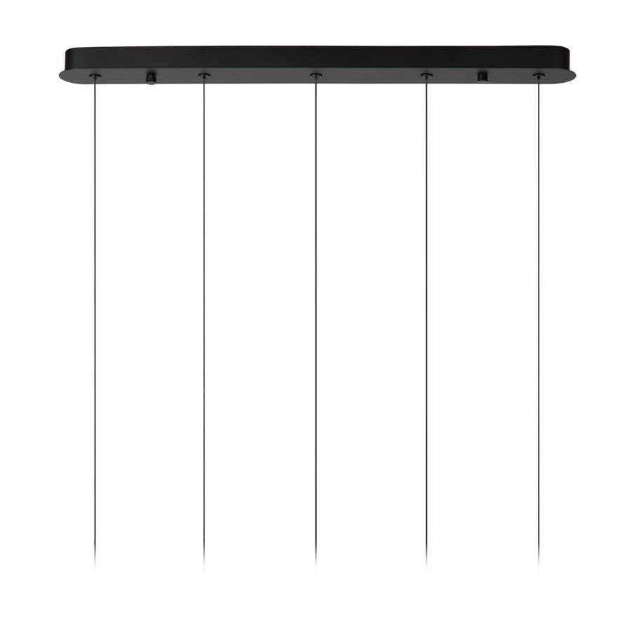 Lucide KLIGANDE dimbare LED-hanglamp 5 × 7,8 W, zwart