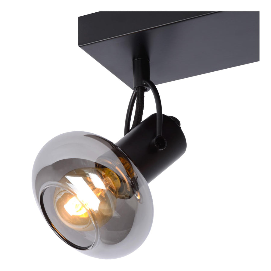 Lucide MADEE plafondspot 3 × E14, zwart