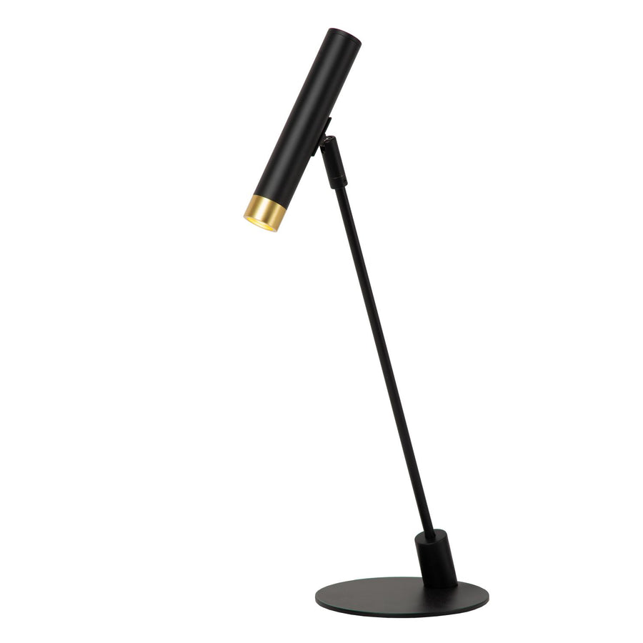 Lucide ALEC dimbare LED-bureaulamp met 3 dimstanden, 3 W, zwart