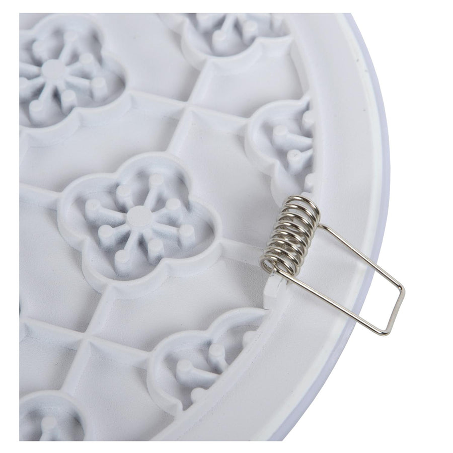 Lucide CERES-LED dimbare LED-plafondlamp voor de badkamer Ø 21,5 cm, 30 W, IP44, zwart