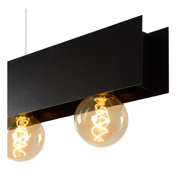 Lucide SURTUS hanglamp 6 × E27, zwart