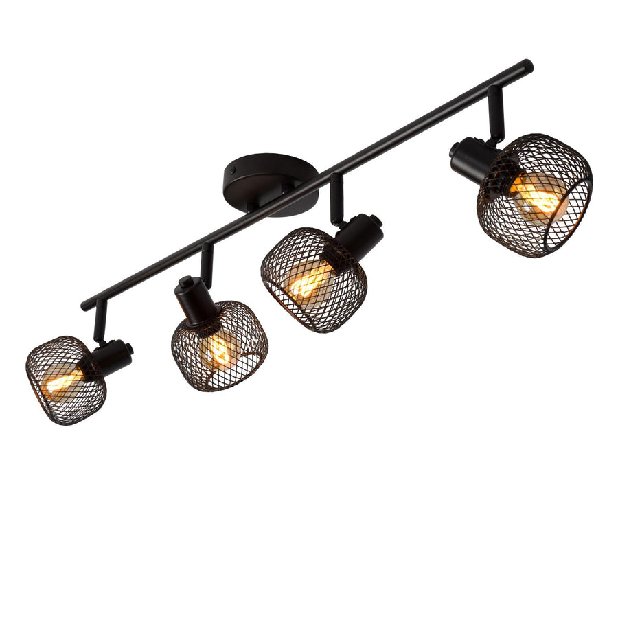 Lucide MAREN plafondspot 4 × E14, zwart
