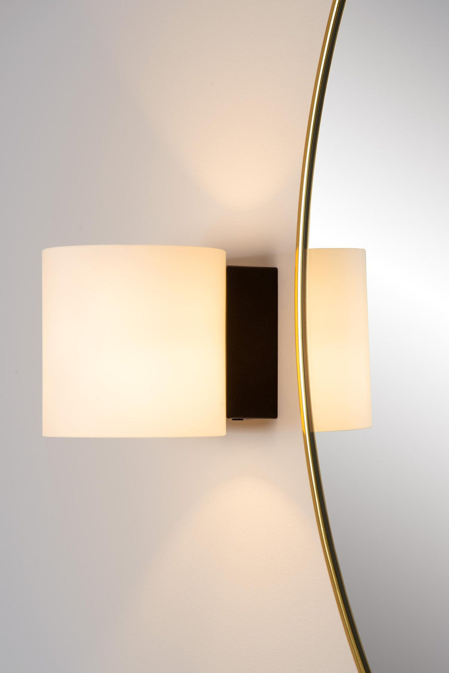 Lucide JELTE wandlamp voor de badkamer G9, IP44, zwart