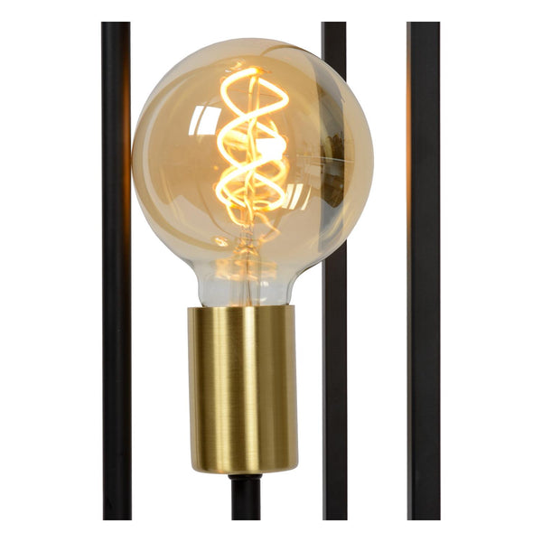 Lucide RUBEN vloerlamp 3 × E27, zwart