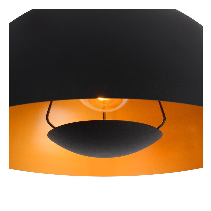 Lucide SIEMON hanglamp Ø 40 cm, E27, zwart