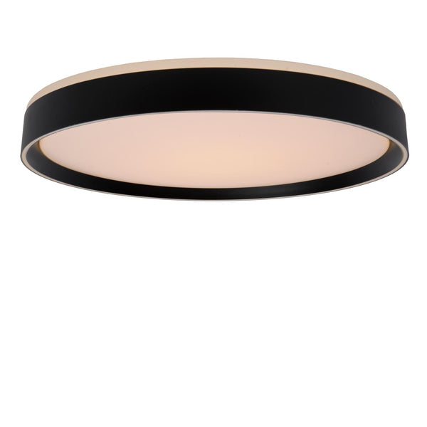 Lucide NURIA dimbare LED-plafondlamp met 3 dimstanden, Ø 50 cm, 36 W, zwart