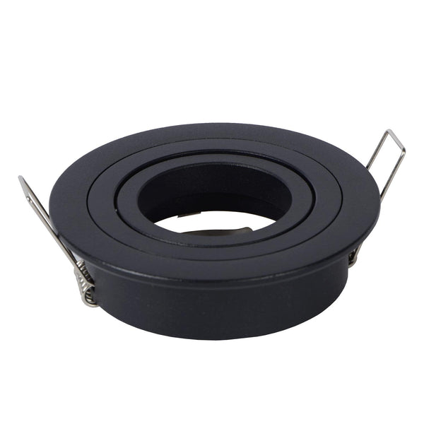 Lucide TUBE inbouwspot Ø 9,2 cm, GU10, zwart