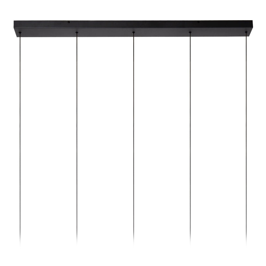 Lucide TAMINO dimbare LED-hanglamp 5 × 5,6 W, zwart
