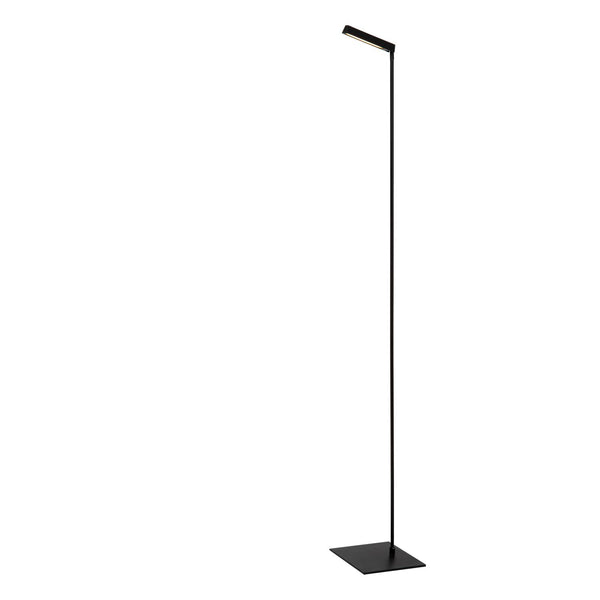 Lucide LAVALE dimbare LED-leesvloerlamp 3 W, zwart