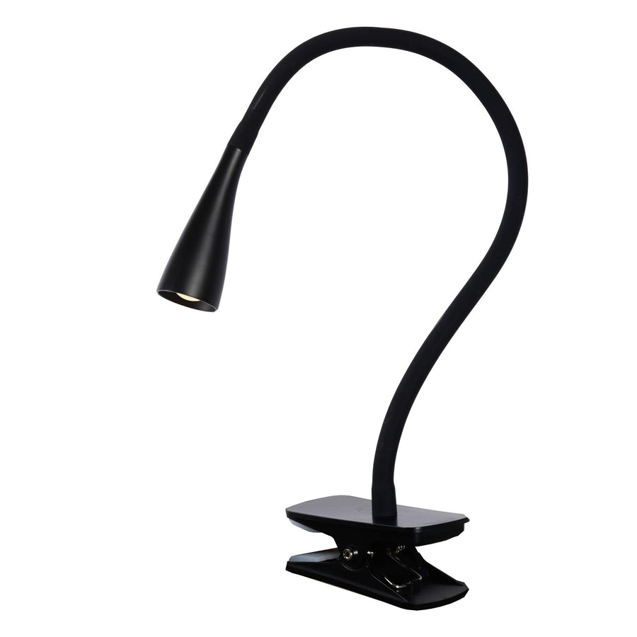 Lucide ZOZY dimbare LED-klemlamp met 3 dimstanden, 4 W, zwart