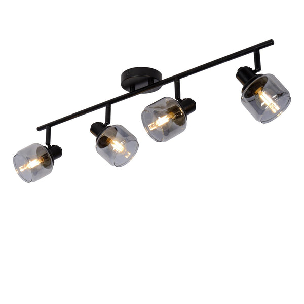 Lucide BJORN plafondspot 4 × E14, zwart