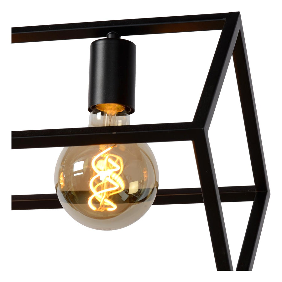 Lucide FABIAN hanglamp 4 × E27, zwart