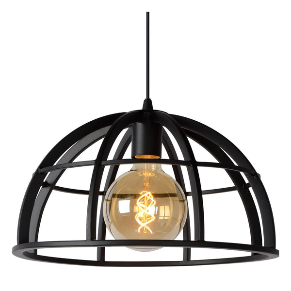 Lucide DIKRA hanglamp Ø 40 cm, E27, zwart