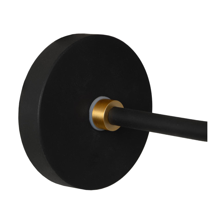 Lucide BEREND wandlamp voor de badkamer G9, IP44, zwart