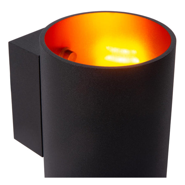 Lucide XERA wandlamp Ø 8 cm, G9, zwart
