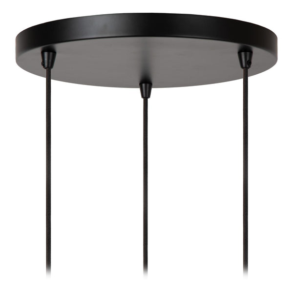Lucide ALMELO hanglamp 3 × E27, zwart