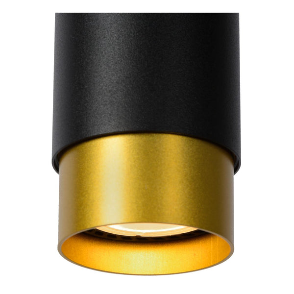 Lucide FLORIS hanglamp Ø 5,9 cm, GU10, zwart