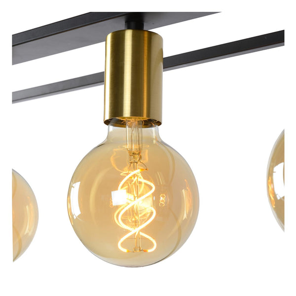 Lucide RUBEN hanglamp 4 × E27, zwart