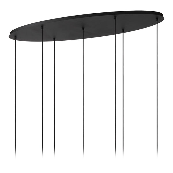 Lucide ELOISE hanglamp 7 × E27, zwart