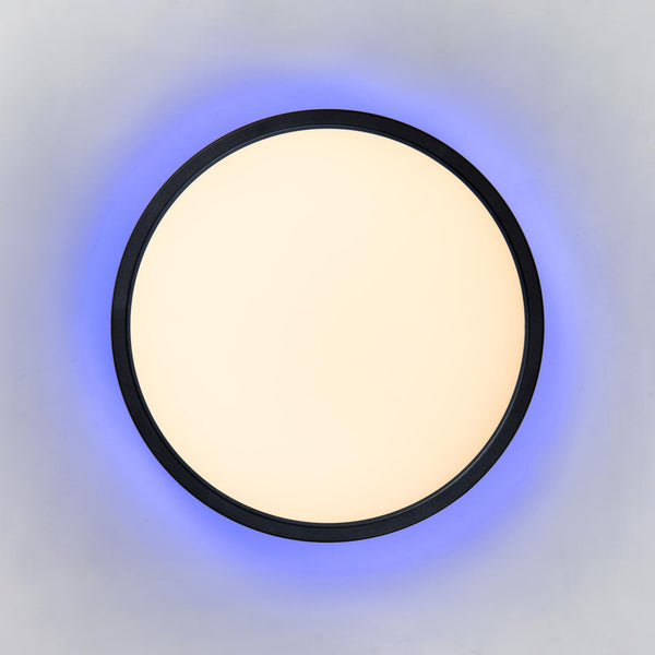 Lucide CASTOR dimbare LED-plafondlamp Ø 32 cm, 20 W, 2700–6500 K, opaal