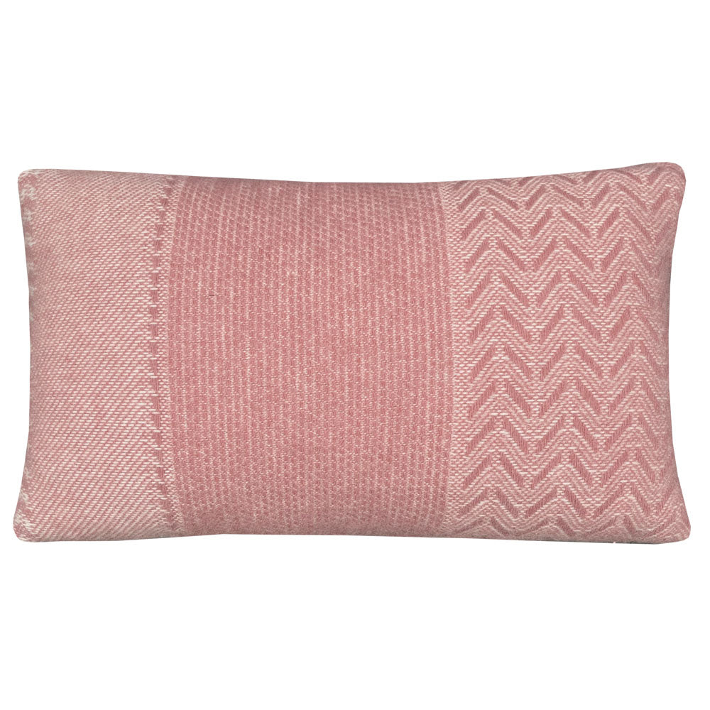 Malagoon sierkussen uptown - roze - 35x60cm 100% wol