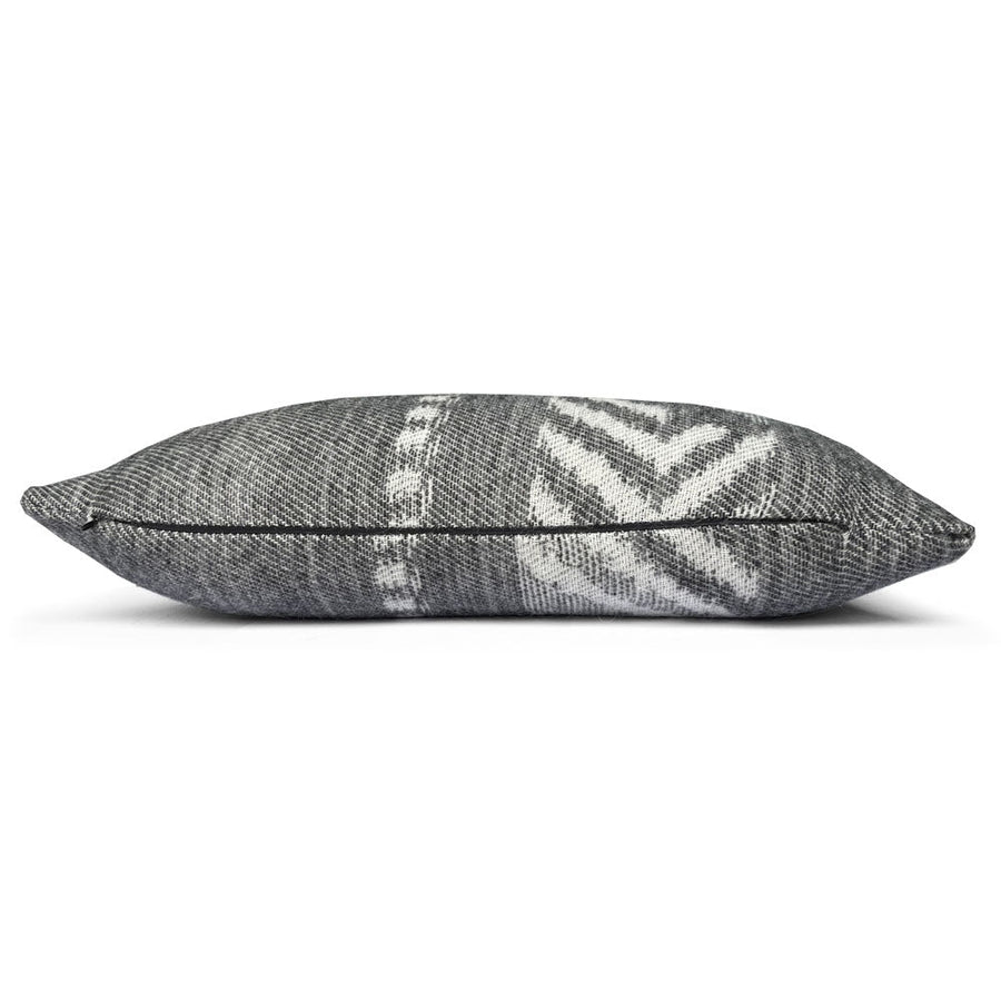 Malagoon sierkussen mochica decostripe - antraciet - 35x60cm