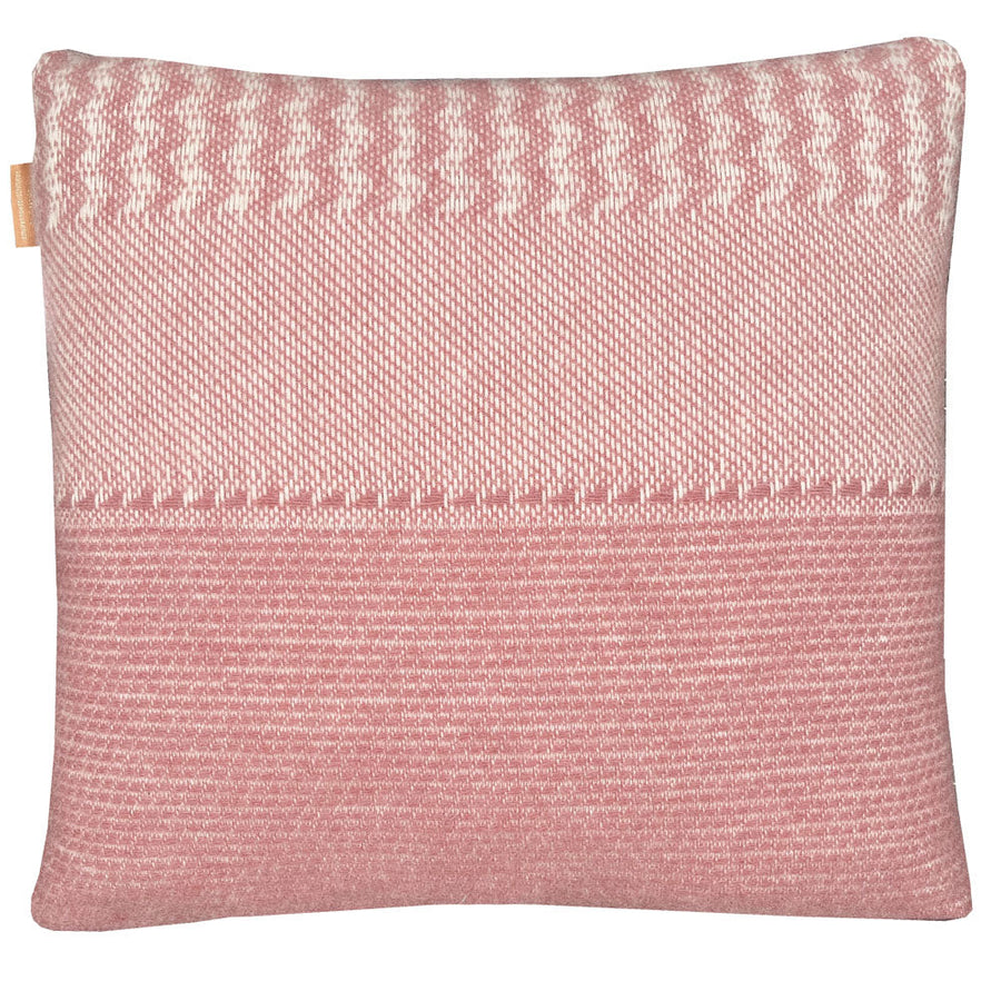 Malagoon sierkussen uptown - roze - 45x45cm 100% wol