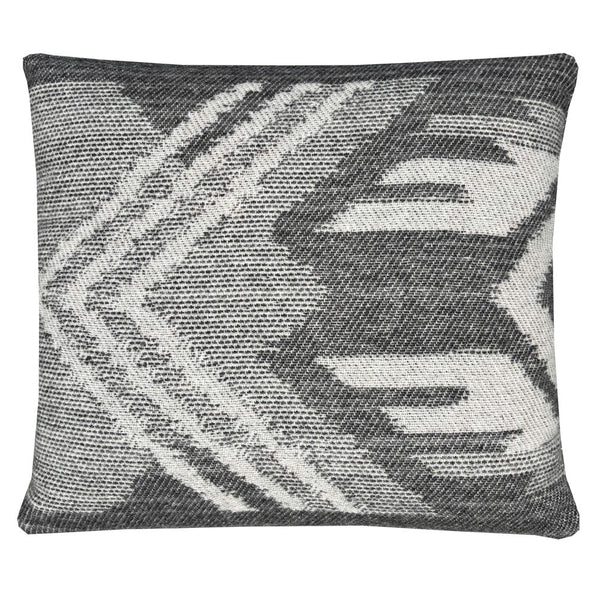 Malagoon sierkussen mochica ornament - antraciet - 45x45cm