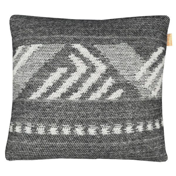 Malagoon sierkussen mochica decostripe - antraciet - 45x45cm